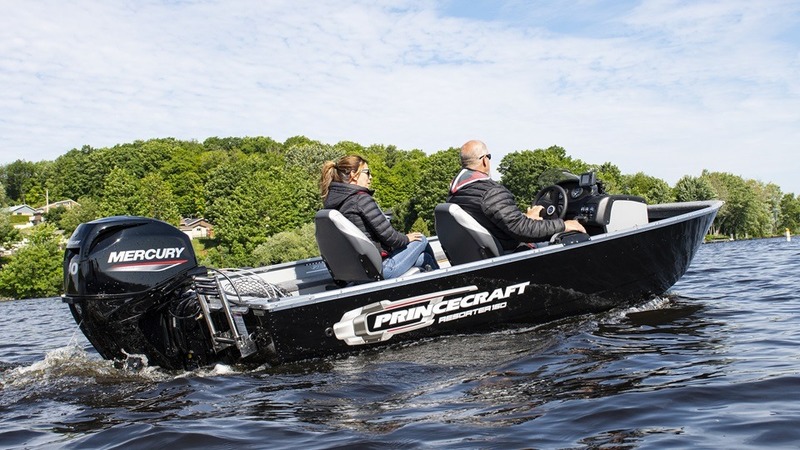 Princecraft Boats  2023 Princecraft Resorter 160 DL SC Black with 40HP Mercury Photo